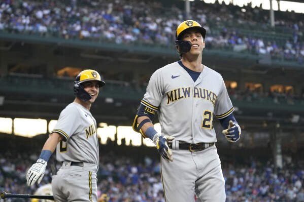 Did Yelich get a new haircut? He looks a bit different. : r/Brewers