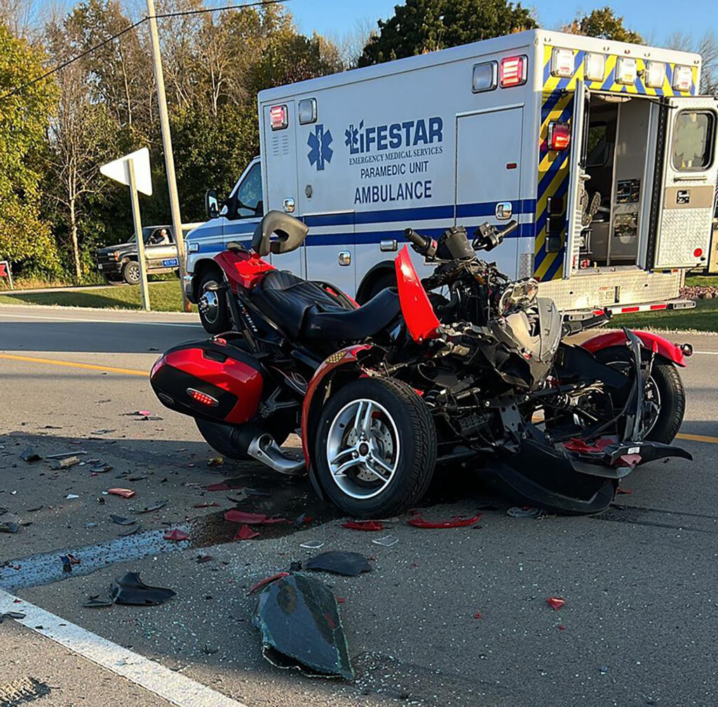 Inattentive Driving Believed To Be Factor In Motorcycle Crash