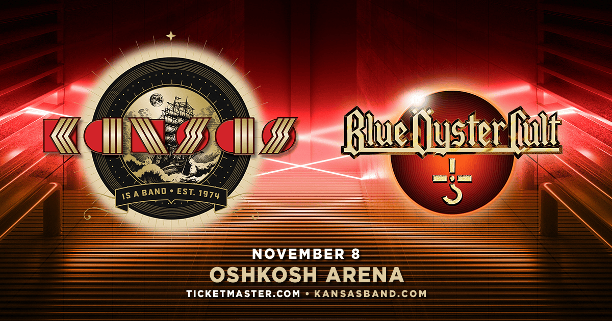 Kansas and Blue Oyster Cult coming to Oshkosh