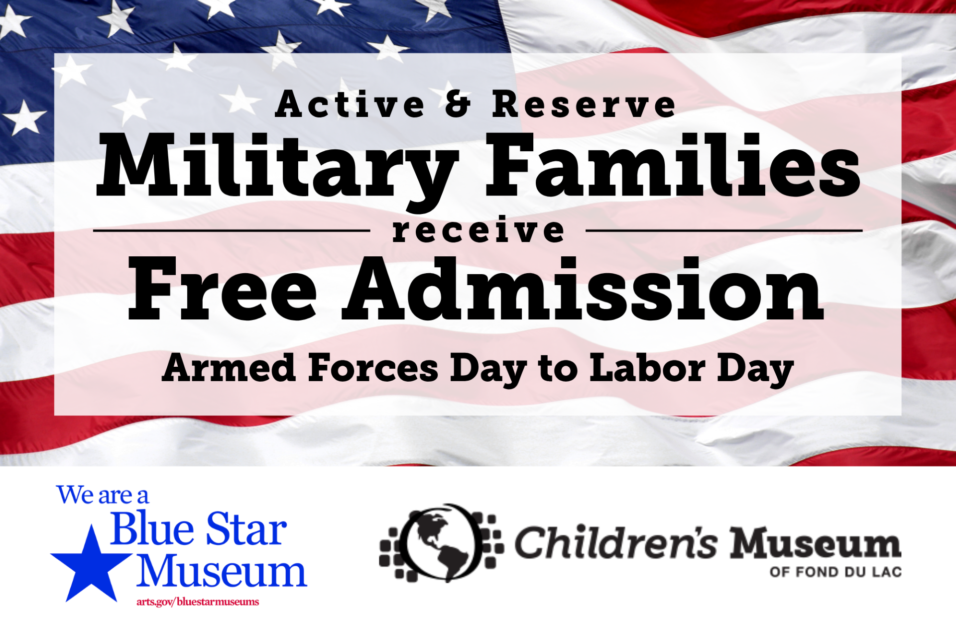 Children’s Museum of Fond du Lac is a 2026 BLUE STAR MUSEUM