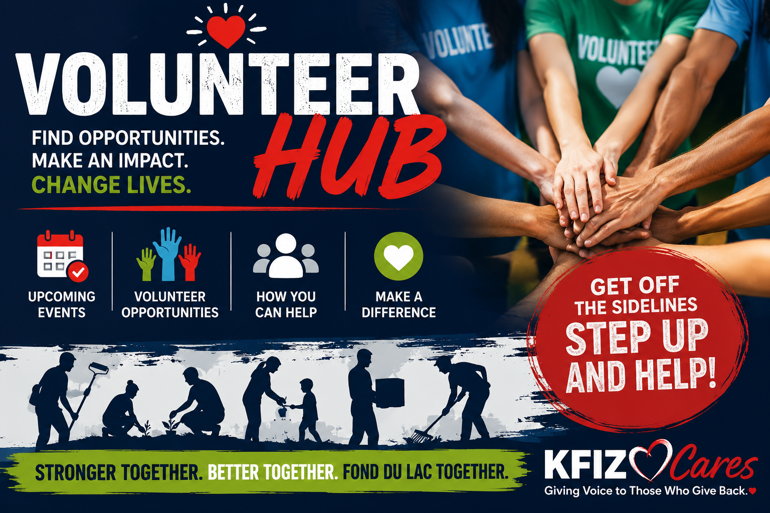 Find Volunteer Opportunities in Fond du Lac County